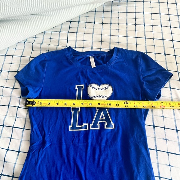 Women’s size Large  I love LA baseball top - Picture 2 of 8